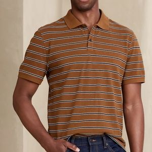Banana Republic Men's Monogram Pique Polo New Size Medium